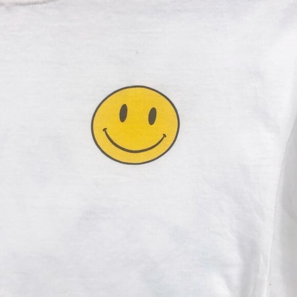 Rebellious One Get Off My Back Long Sleeve Tee White Yellow Small - Picture 5 of 7